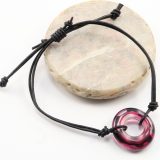 Pink Rings Donut Double Strand Knotted Bracelet - Image 2
