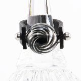 Glass Bead Ring: Black Vortex - Image 2