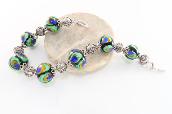 Peacock Eyes Bracelet - Image 3