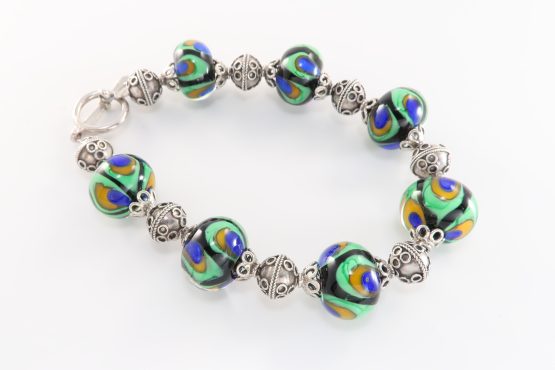 Peacock Eyes Bracelet - Image 2