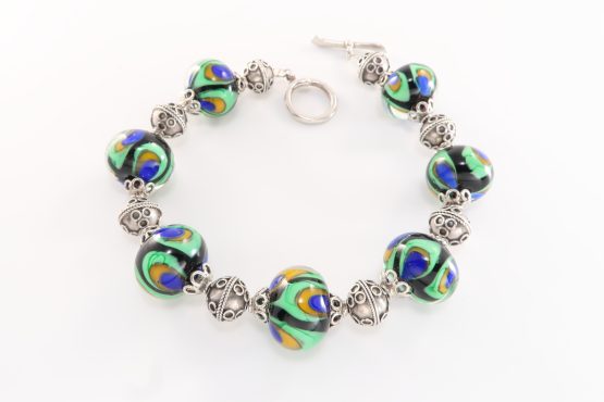 Peacock Eyes Bracelet