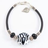 Zebra Print Charm Bracelet - Image 2