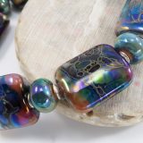 Rainbow Metallic Chiclet Bracelet - Image 5