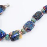 Rainbow Metallic Chiclet Bracelet - Image 6