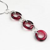 Red Donut Drop Pendant - Image 2