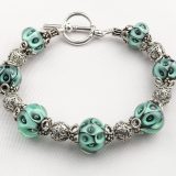 Pale Emerald Plunge Bracelet