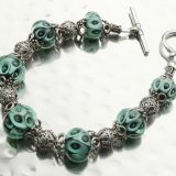 Pale Emerald Plunge Bracelet - Image 3