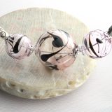 Jackson Pale Purple Blown Glass Hollow Bead Necklace - Image 2