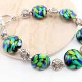 Ocean Ripples Disc Bead Bracelet - Image 5