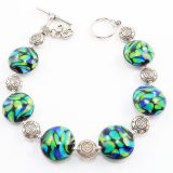 Ocean Ripples Disc Bead Bracelet - Image 4