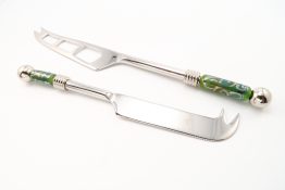 K20016 Deco Knife Set Emerald Barrel 2