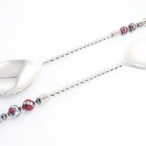 Salad Set Twisted Shiny Reds - Image 2